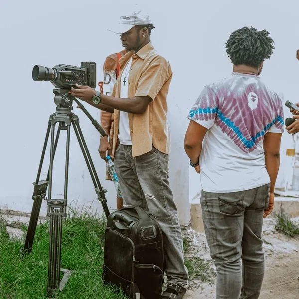 Filmproduktion Outdoor — Team im Einsatz