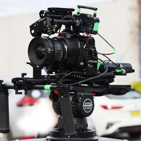 Professionelle Kamera — Ready for Action